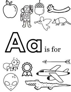 alphabet coloring pages 26 free printable pages