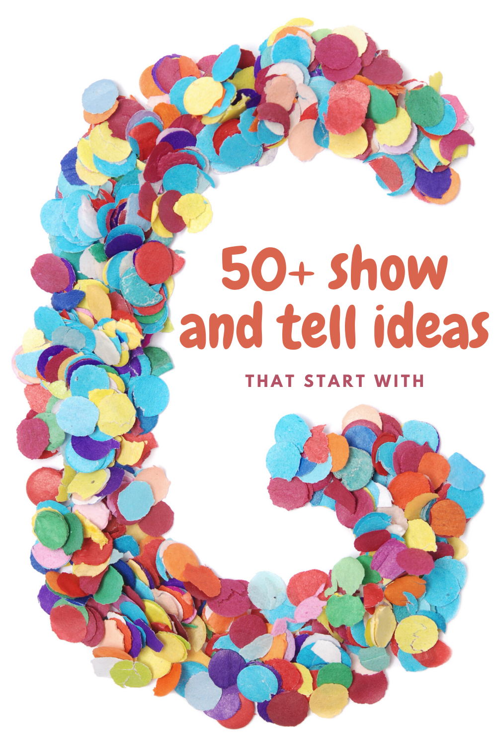 Show and tell ideas that start with g