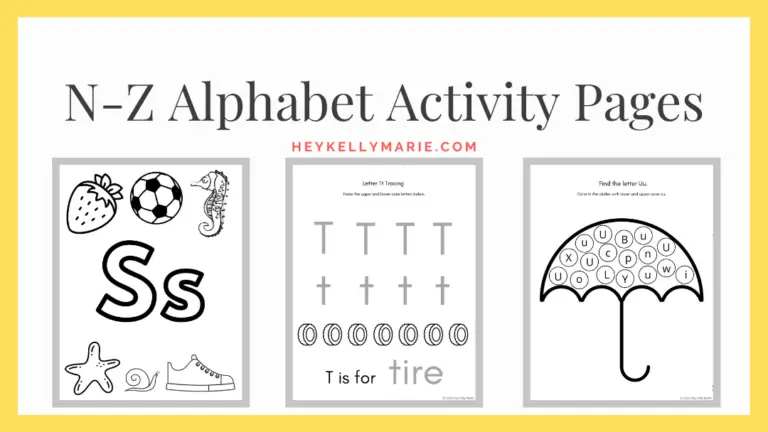 100+ Free Alphabet Worksheets to Teach Letter Recognition and Sounds ...