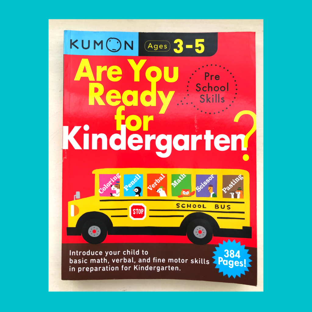 preview of kumon kindergarten bargain preschool workbook