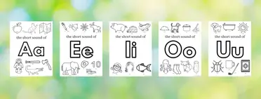 free printable vowel coloring pages with short and long sounds hey kelly marie