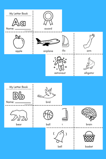 my letter books free printable alphabet books for every letter