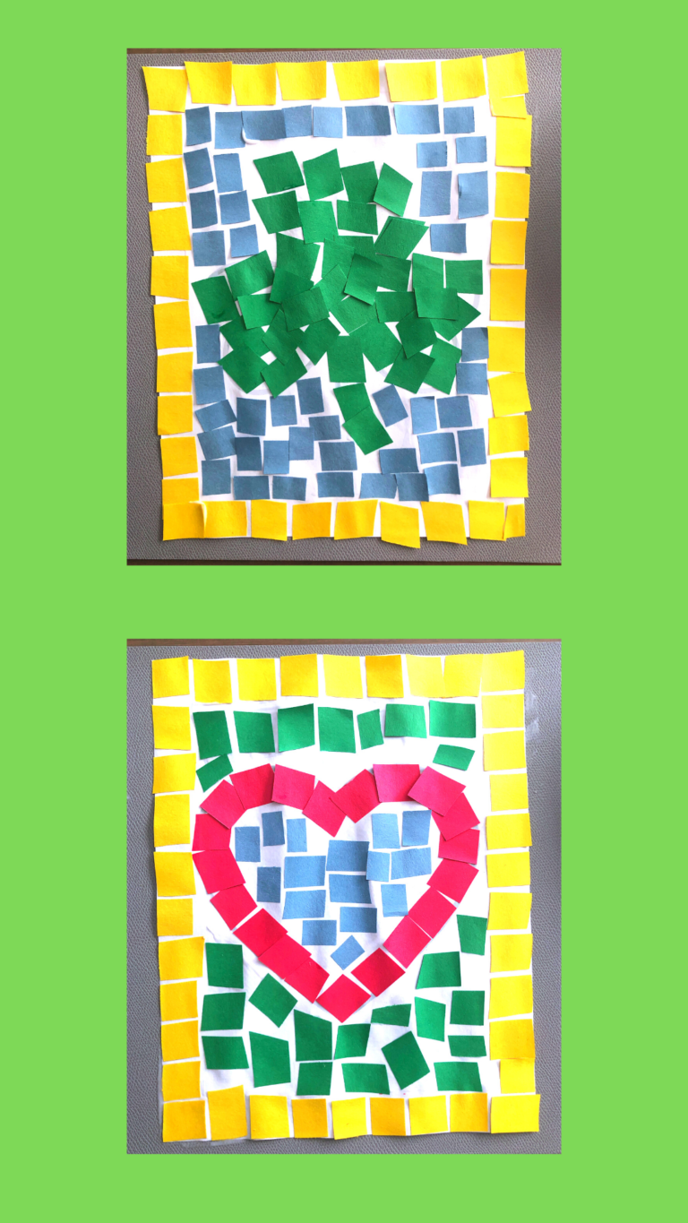 10 Free, Printable Paper Mosaics Templates for Kids