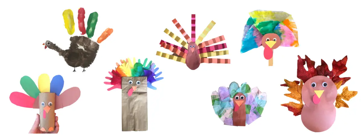 preview of easy turkey crafts for preschoolers